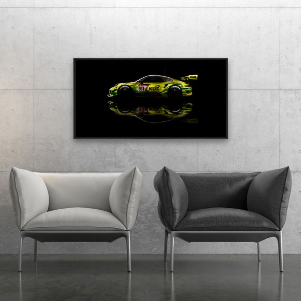 Manthey Art Print - Porsche 911 GT3 R Grello 24h Winning Car 2021 Side