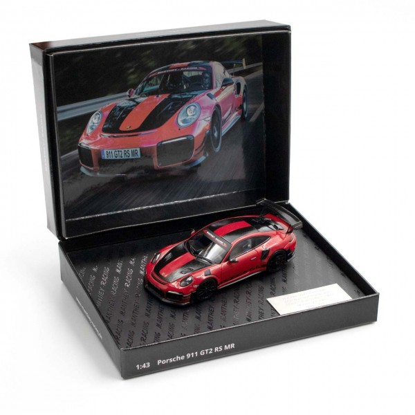 Manthey-Racing Porsche 911 GT2 RS MR 2018 Rekordrunde Nordschleife 1:43 rot