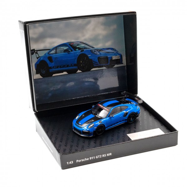 Manthey-Racing Porsche 911 GT2 RS MR 1/43 blue Collector Edition