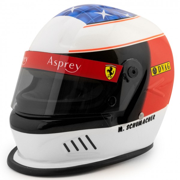 Michael Schumacher Casque Ferrari F1 GP d'Espagne 1996 1/2