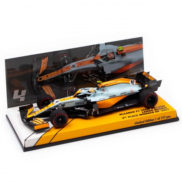 Lando Norris McLaren F1 Team MCL35M - 3. Platz Monaco GP 2021 1:43