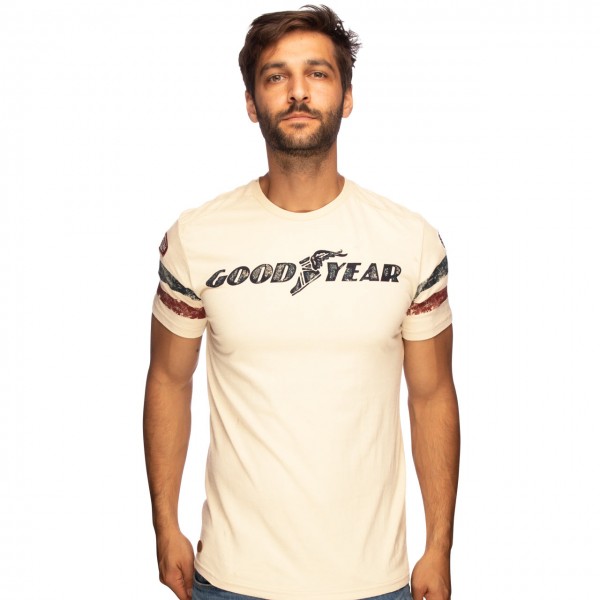 Goodyear T-Shirt Grand Bend Vintage Sand