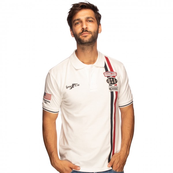 Goodyear Polo shirt Las Vegas white