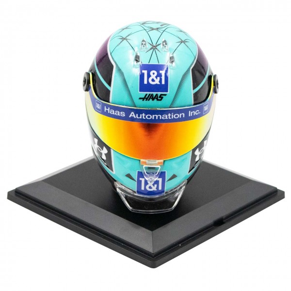 Mick Schumacher Casque miniature Miami 2022 1/4