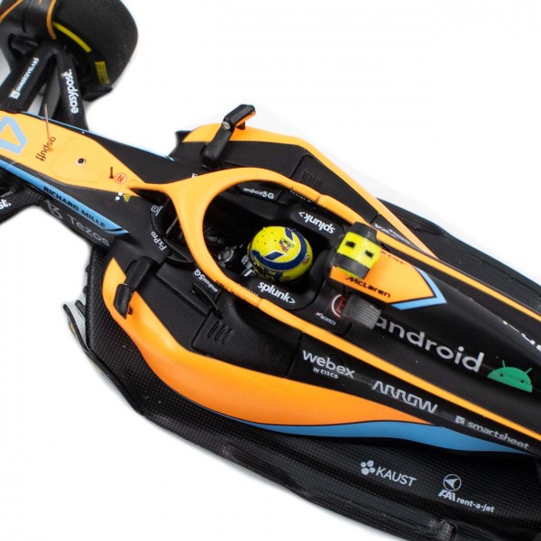 Lando Norris McLaren F1 Team MCL36 Formel 1 Bahrain GP 2022 1:43