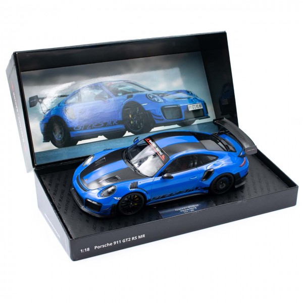 Manthey-Racing Porsche 911 GT2 RS MR 1/18 blue Collector Edition