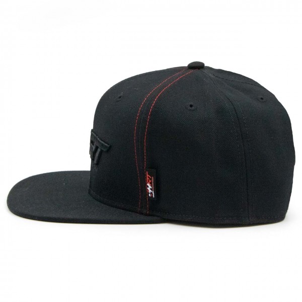 HRT Cappellino Logo Flat Brim nero