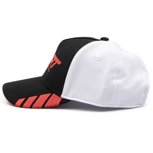 HRT Gorra Racing negro/blanco