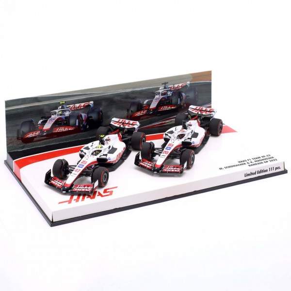 Haas F1 Team 2022 Schumacher/ Magnussen Doppel-Set 1:43