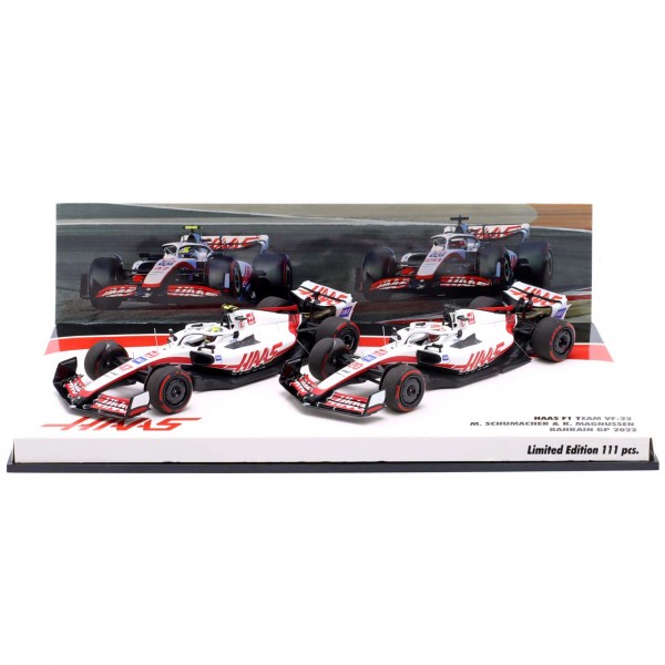 Haas F1 Team 2022 Schumacher/ Magnussen Doppel-Set 1:43