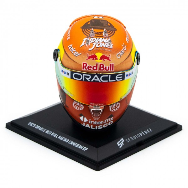 Sergio Pérez miniature helmet Disney Formula 1 Canada GP 2023 1/4