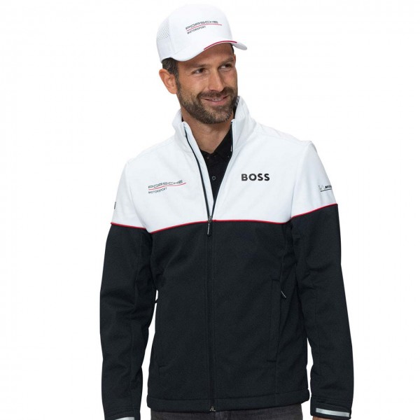 Porsche Motorsport Giacca Softshell nero/bianco