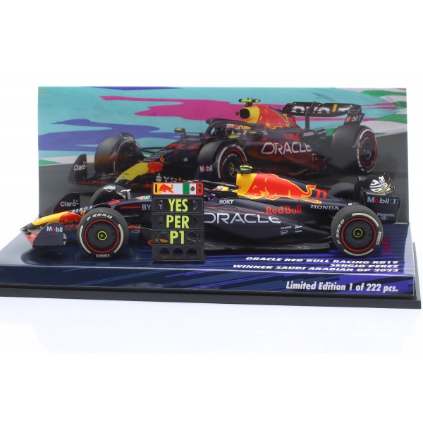 Sergio Pérez Oracle Red Bull Racing RB19 Winner Saudi Arabia GP 2023  Limited Edition 1/43