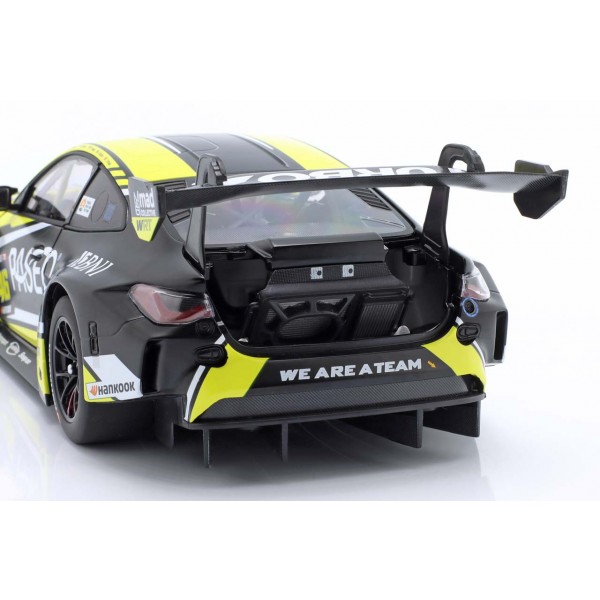 BMW M4 GT3 3° posto 24h Dubai 2023 Team WRT - Rossi, Gelael, Hesse, Marin, Balena in scala 1:18