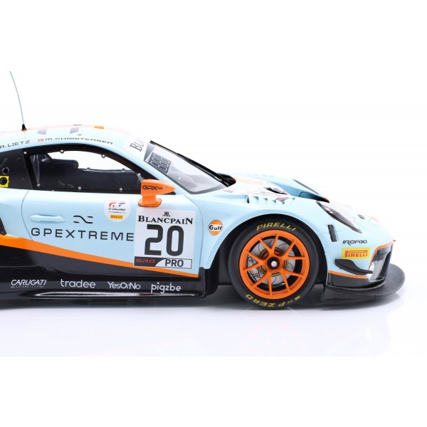 Porsche 911 GT3 R #20 Sieger 24h Spa 2019 Christensen, Lietz, Estre 1:18