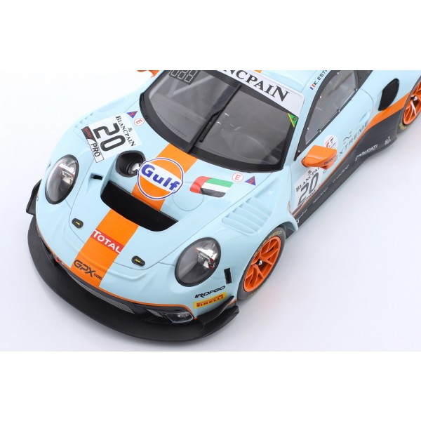 Porsche 911 GT3 R #20 Vainqueur 24h Spa 2019 Christensen, Lietz, Estre 1/18