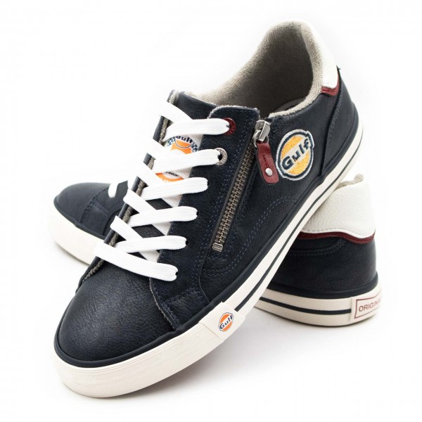 Gulf Sneaker Zip Lady indigo