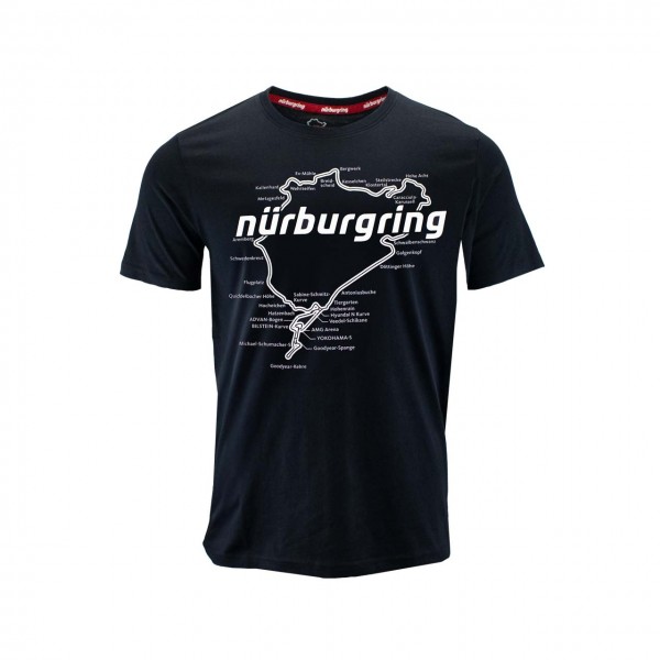 Nürburgring Kids T-Shirt Racetrack black