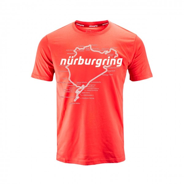 Nürburgring Kinder T-Shirt Racetrack rot