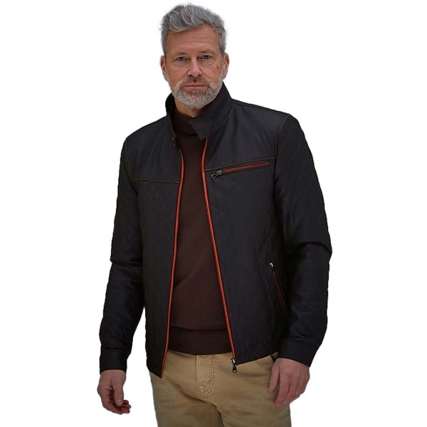 Gulf Leather Jacket Belrose espresso