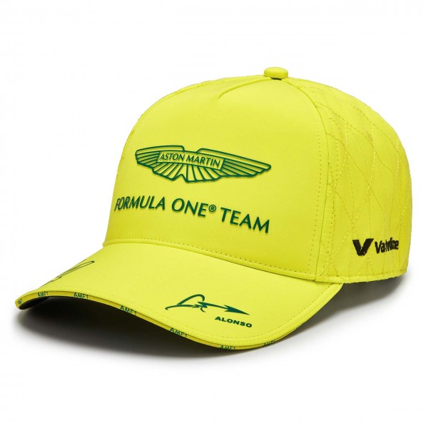 Aston Martin F1 Alonso Casquette jaune