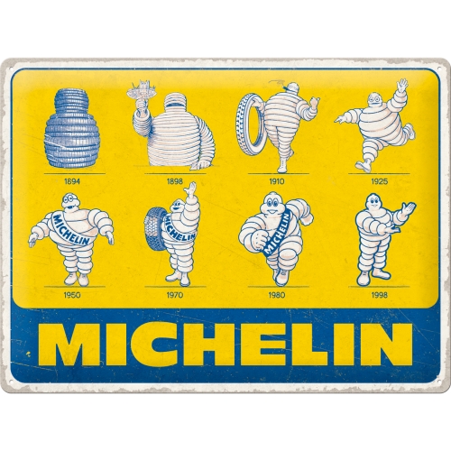 Blechschild Michelin - Logo Evolution 30x40cm