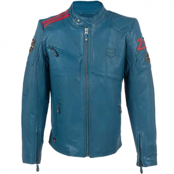 24h Race Le Mans Leather jacket blue