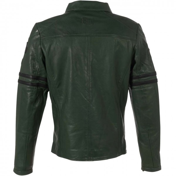 24h Race Le Mans Leather jacket green