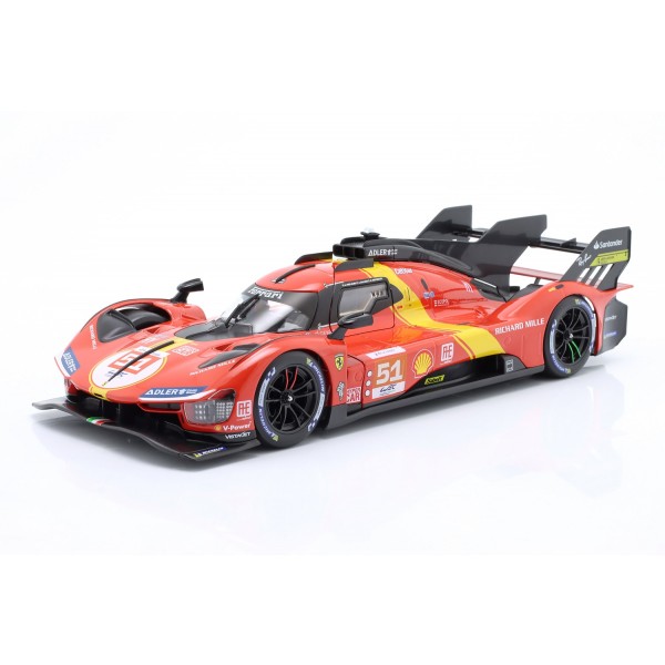 Ferrari 499P #51 Ganador 24h LeMans 2023 Pier Guidi, Calado, Giovinazzi 1/18