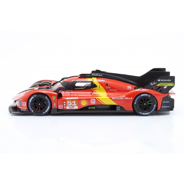 Ferrari 499P #51 Ganador 24h LeMans 2023 Pier Guidi, Calado, Giovinazzi 1/18