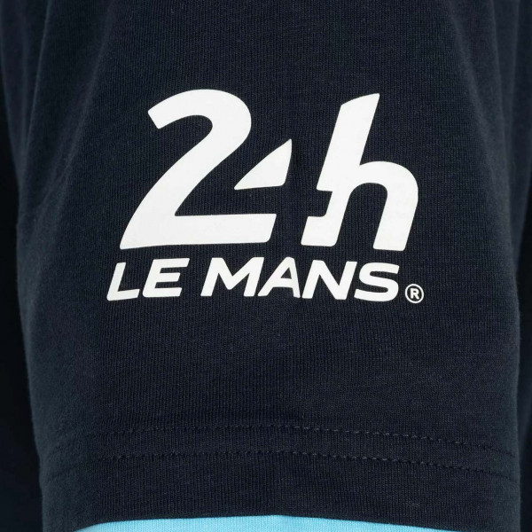 24h de course au Mans T-shirt Logo bleu