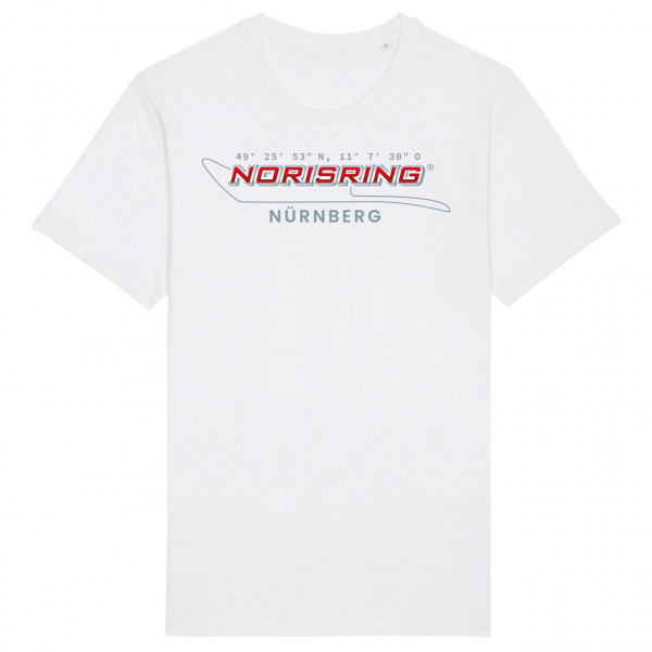 Norisring T-Shirt Logo weiß