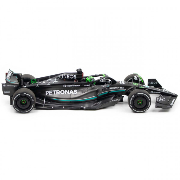 George Russell Mercedes AMG Petronas W14 Formel 1 Bahrain GP 2023 1:18