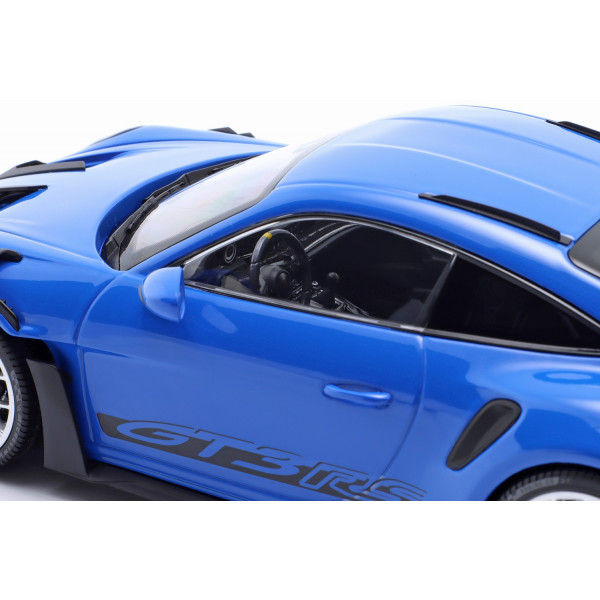 Porsche 911 (992) GT3 RS 2023 blau / Decor silber 1:18