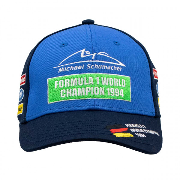 Michael Schumacher Cap World Champion 1994 bleu