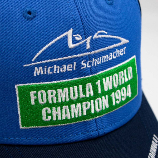 Michael Schumacher Cap World Champion 1994 blau