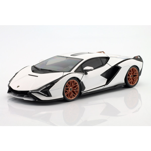 Lamborghini Sian FKP 37 Baujahr 2019 weiß 1:18