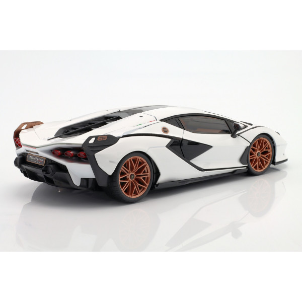 Lamborghini Sian FKP 37 année de construction 2019 blanc 1/18