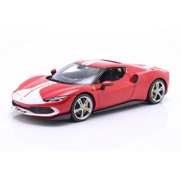 Ferrari 296 GTB Assetto Fiorano 2022 red / white 1/18