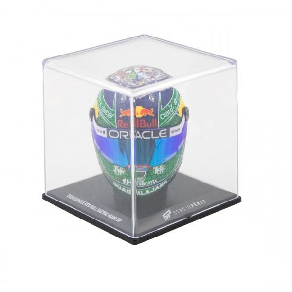 Sergio Pérez miniature helmet Formula 1 Miami GP 2024 1/4