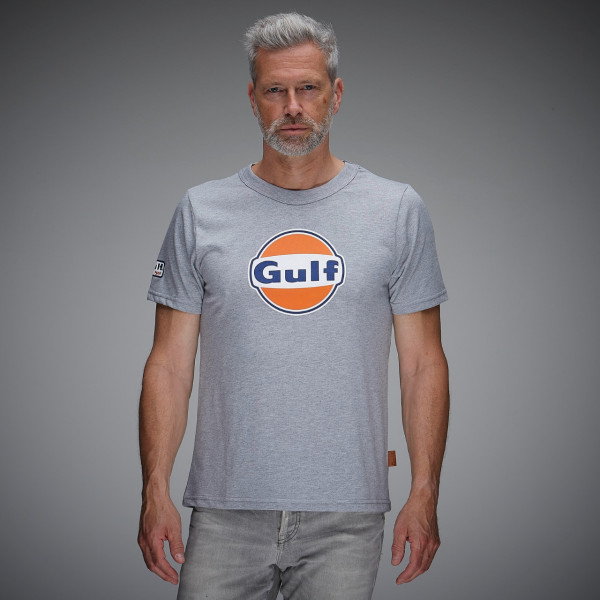 Gulf T-Shirt Logo grau