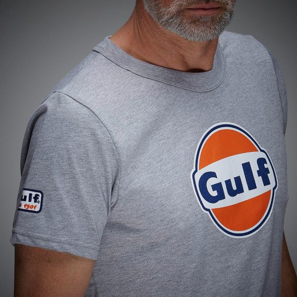 Gulf Camiseta Logo gris