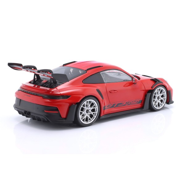 Porsche 911 (992) GT3 RS 2023 rosso / argento decorativo 1/18