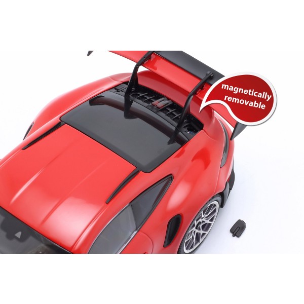 Porsche 911 (992) GT3 RS 2023 rosso / argento decorativo 1/18