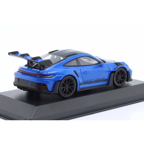 Porsche 911 (992) GT3 RS 2023 blau / Dekor schwarz 1:43