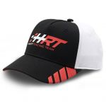 HRT Gorra Racing negro/blanco