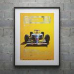 Poster FORMULA 1 DECADES - 90s  Williams - Collector's Edition