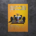 Poster FORMULA 1 DECADES - 90s  Williams - Collector's Edition