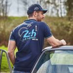 24h Gara Le Mans Polo Logo blu