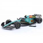 Fernando Alonso Aston Martin AMR23 Formel 1 Bahrain GP 2023 1:18